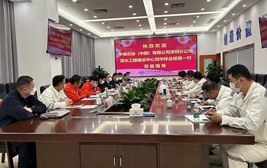Field investigation at the project sites of COSCO