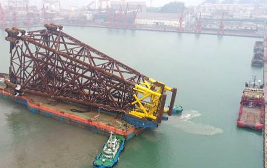 Huizhou 32-5 Jacket and Piles Fabrication Project Completed