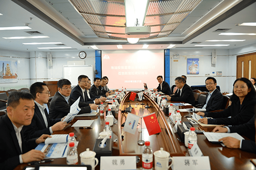 ​海油投资公司董事长朱闻达一行调研公司