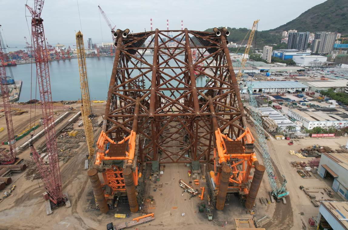 J386项目惠州26-6导管架顺利出航